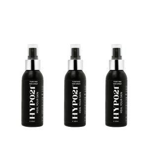 3 bottles of purifying skin spray